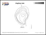 Laminated Map of Angling Lake Product preview image