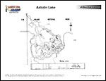 Laminated Map of Astotin Lake Product preview image