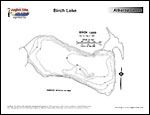 Laminated Map of Birch Lake Product preview image