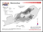 Laminated Map of Burntstick Lake Product preview image