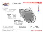 Laminated Map of Calling Lake Product preview image