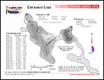 Laminated Map of Chickakoo Lake Product preview image