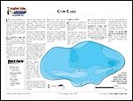 Laminated Map of Cow Lake Product preview image