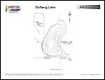 Laminated Map of Dolberg Lake Product preview image