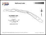Laminated Map of Halfmoon Lake Product preview image