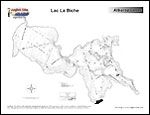 Laminated Map of Lac La Biche Product preview image