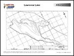 Laminated Map of Lawrence Lake Product preview image