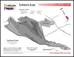 Laminated Map of Lawrence Lake Product preview image