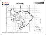 Laminated Map of Marie Lake Product preview image
