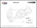 Laminated Map of Mink Lake Product preview image