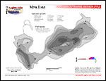 Laminated Map of Mink Lake Product preview image