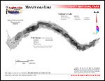 Laminated Map of Minnewanka Lake Product preview image