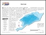 Laminated Map of Rock Lake Product preview image
