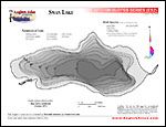 Laminated Map of Swan Lake Product preview image