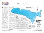Laminated Map of Wabamun Lake Product preview image