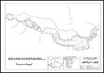 Large Bathymetric Map (Depth Chart) of Heffley Lake Product preview image
