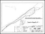 Large Bathymetric Map (Depth Chart) of Aid Lake Product preview image