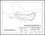 Large Bathymetric Map (Depth Chart) of Azouzetta Lake Product preview image