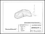 Large Bathymetric Map (Depth Chart) of Bardolph Lake Product preview image