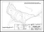 Large Bathymetric Map (Depth Chart) of Gataiga Lake Product preview image