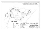 Large Bathymetric Map (Depth Chart) of Idleback Lake Product preview image