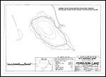 Large Bathymetric Map (Depth Chart) of Ferguson Lake Product preview image