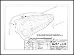 Large Bathymetric Map (Depth Chart) of Clear Lake Product preview image