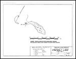 Large Bathymetric Map (Depth Chart) of Friendly Lake Product preview image