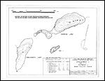 Large Bathymetric Map (Depth Chart) of Harmon Lake Product preview image