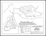 Large Bathymetric Map (Depth Chart) of First Lake Product preview image