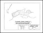 Large Bathymetric Map (Depth Chart) of Friendly Lake Product preview image