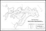 Large Bathymetric Map (Depth Chart) of Sheridan Lake Product preview image