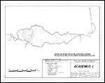 Large Bathymetric Map (Depth Chart) of Academus Lake Product preview image