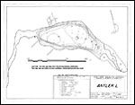 Large Bathymetric Map (Depth Chart) of Antler Lake Product preview image