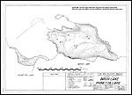 Large Bathymetric Map (Depth Chart) of Birch Lake Product preview image