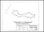 Large Bathymetric Map (Depth Chart) of Seeley Lake Product preview image