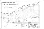 Large Bathymetric Map (Depth Chart) of Skaha Lake Product preview image