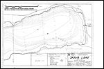 Large Bathymetric Map (Depth Chart) of Skaha Lake Product preview image