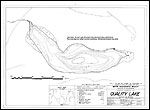 Large Bathymetric Map (Depth Chart) of Quality Lake Product preview image