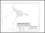 Large Bathymetric Map (Depth Chart) of Walloper Lake Product preview image