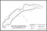 Large Bathymetric Map (Depth Chart) of Gwillim Lake Product preview image