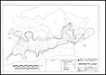 Large Bathymetric Map (Depth Chart) of Mosquito Lake Product preview image