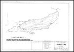 Large Bathymetric Map (Depth Chart) of Quatse Lake Product preview image
