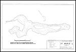 Large Bathymetric Map (Depth Chart) of Unknown Lake Product preview image