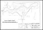 Large Bathymetric Map (Depth Chart) of Walloper Lake Product preview image