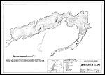 Large Bathymetric Map (Depth Chart) of Aberdeen Lake Product preview image