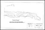 Large Bathymetric Map (Depth Chart) of Woss Lake Product preview image