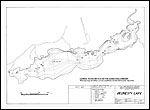 Large Bathymetric Map (Depth Chart) of Bednesti Lake Product preview image