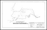 Large Bathymetric Map (Depth Chart) of Belcourt Lake Product preview image