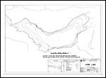 Large Bathymetric Map (Depth Chart) of Cobb Lake Product preview image
